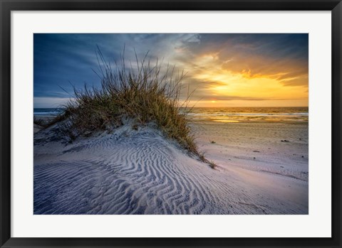 Framed Sunrise in the Outer Banks Print