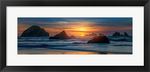 Framed Bandon Sunset Print