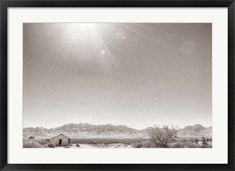 Framed Southwestern Sun Print