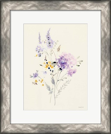 Framed Lilac Season I Pastel Print