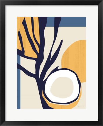 Framed Coconut Tropicale v2 Print