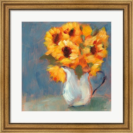 Framed Kitchen Sunflowers Print