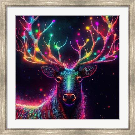 Framed Reindeer Print