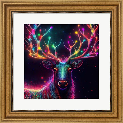 Framed Reindeer Print