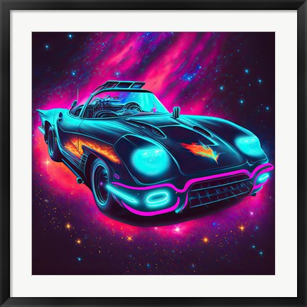 Framed Galaxy Car 1 Print