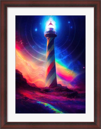 Framed Lighthouse2 Print