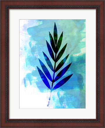 Framed Leaf Watercolor Print