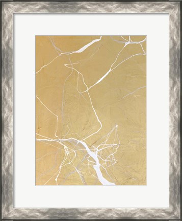 Framed Gold Marble Print