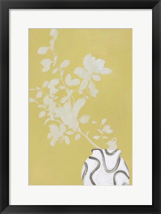 Framed Vanilla Yellow Print
