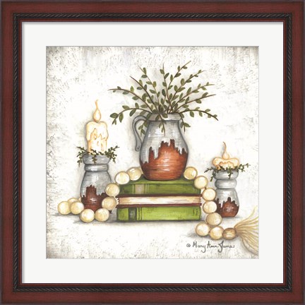 Framed Rusted Stoneware Print