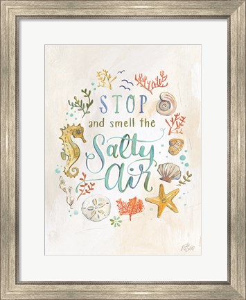 Framed Salty Air Print