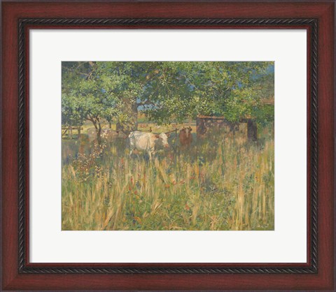 Framed Field Cows Print