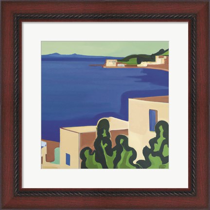 Framed Italy Ocean III Print
