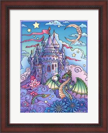Framed Enchanted Castle Print