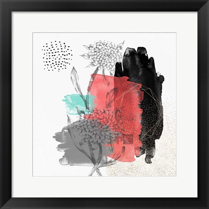Framed Abstract Composition I Print