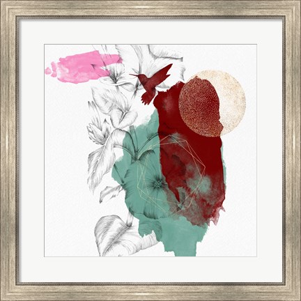 Framed Abstract Composition III Print
