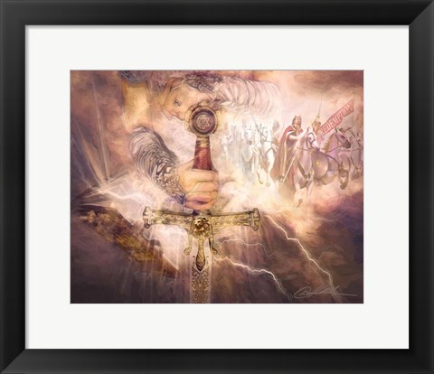 Framed Warrior Bride Print