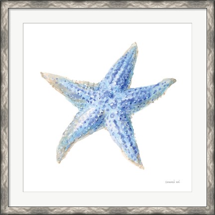 Framed Undersea Starfish Print