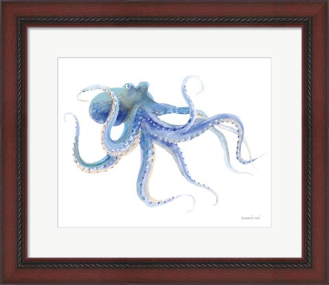Framed Undersea Octopus Print