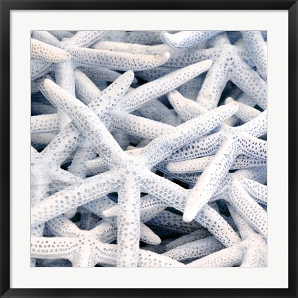 Framed Starfish Beach 3 V3 Print