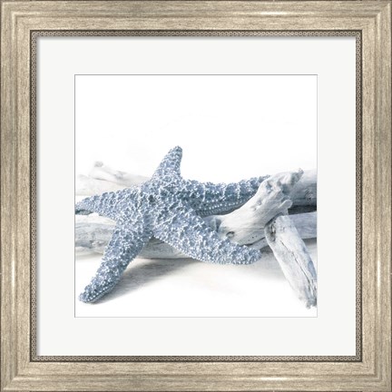 Framed Starfish Beach 4 V3 Print