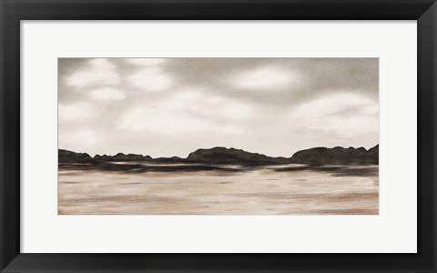 Framed Neutral Landscape Print