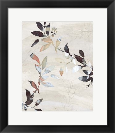 Framed Neutral Botanical VI Print