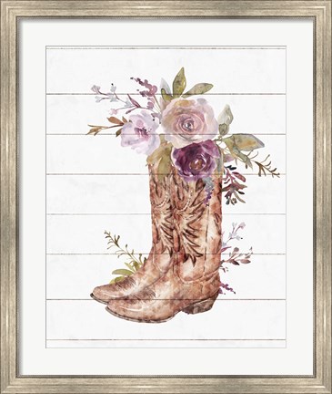 Framed Boots Print