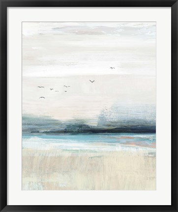 Framed Coastal Birds II Print