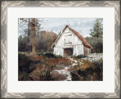 Framed Rusted Hearth Barn II Print
