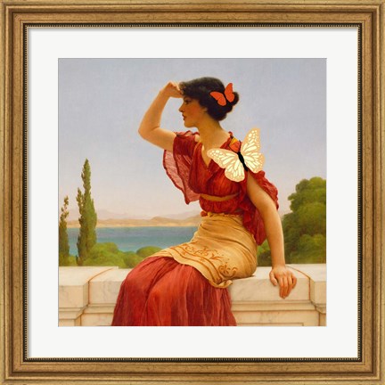 Framed Madame Butterfly Print