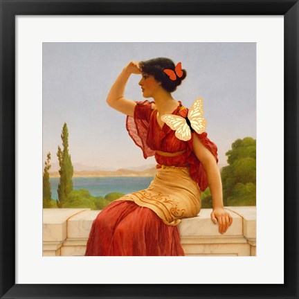 Framed Madame Butterfly Print