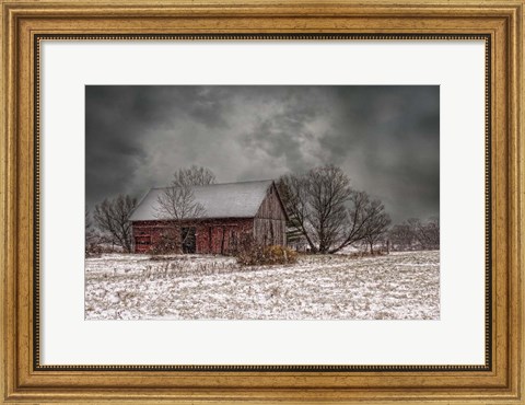 Framed Weathering Winter Print