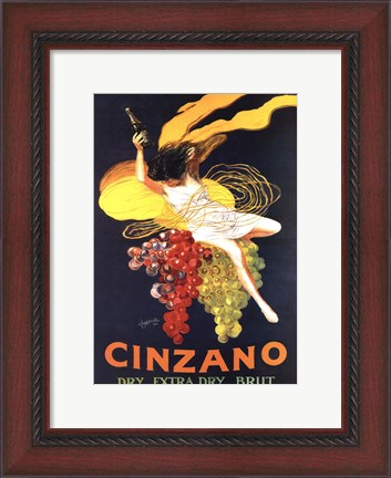 Framed Cinzano Brut Print