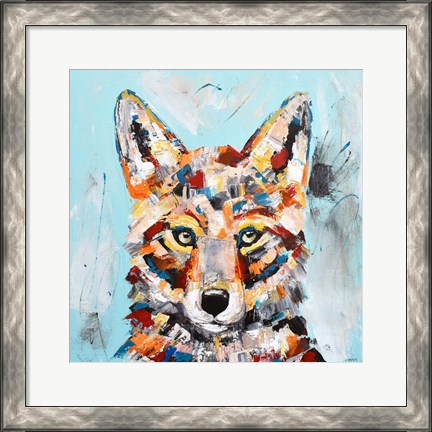 Framed Coyote Print