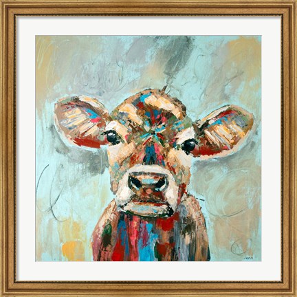 Framed Jersey Cow Print