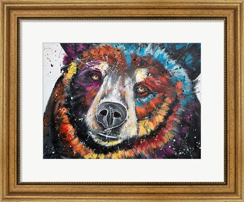 Framed Midnight Bear Print