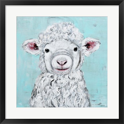 Framed Little Lamb Print