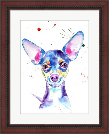 Framed Dobby Chihuahua Print