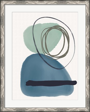 Framed Shapes from the Sea Print