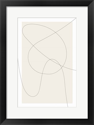 Framed Lines at Play III Print