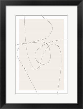 Framed Lines at Play IV Print