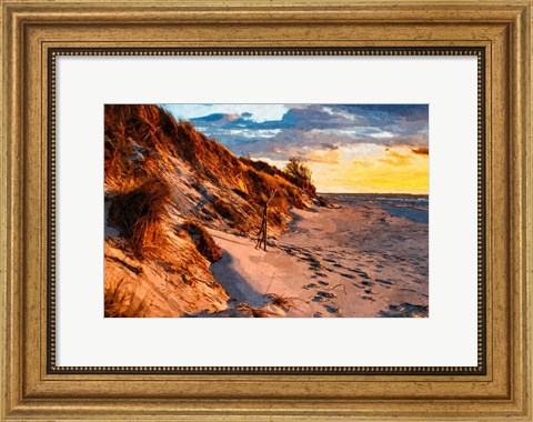 Framed Sunset on the Dunes Print