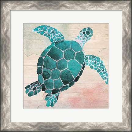 Framed Sea Turtle Print