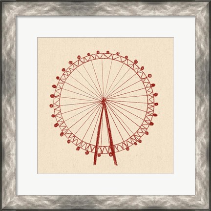 Framed London Eye Print