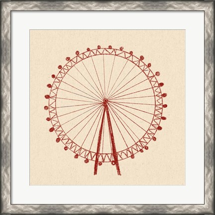 Framed London Eye Print