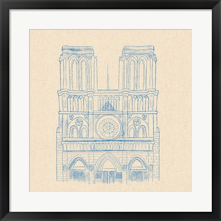 Framed Notre Dame Print