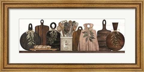 Framed Cutting Boards II Print