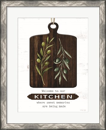 Framed Welcome to Our Kitchen Print