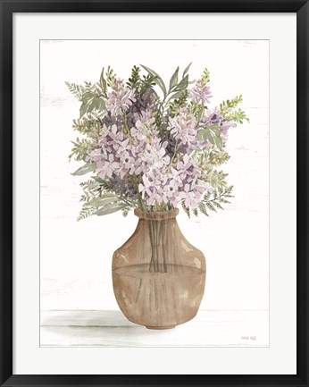 Framed Lilac Vase Print